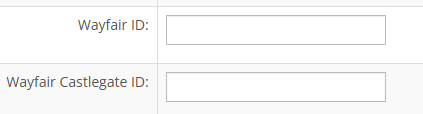 Wayfair.com Warehouse IDs